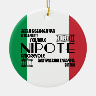 Italian Nieces & Granddaughters : Qualities Ceramic Ornament