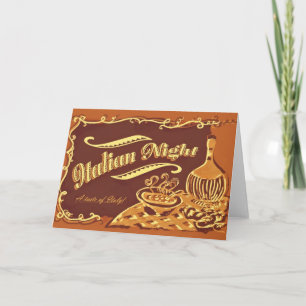Italian Night Invitation