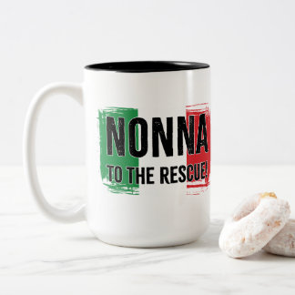 Italian Nonna to the Rescue Two-Tone Coffee Mug