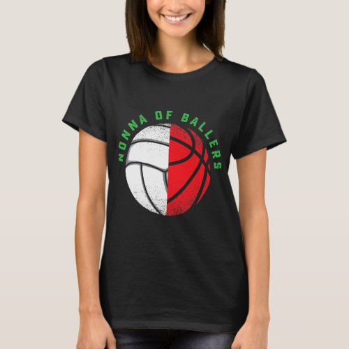 Italian Nonna Volleyball Basketball T_Shirt