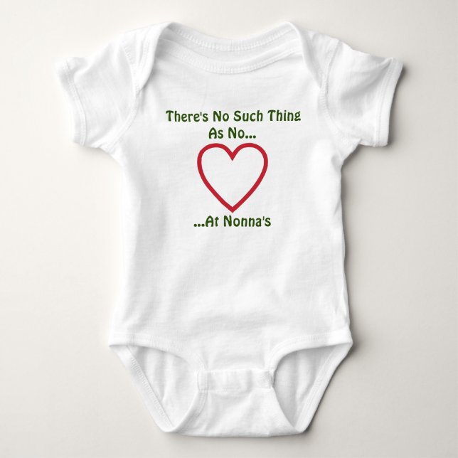 Italian Nonna's Girl/Guy T-Shirt Baby Bodysuit (Front)