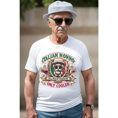 Italian Nonno Like a Regular Grandfather  T_Shirt