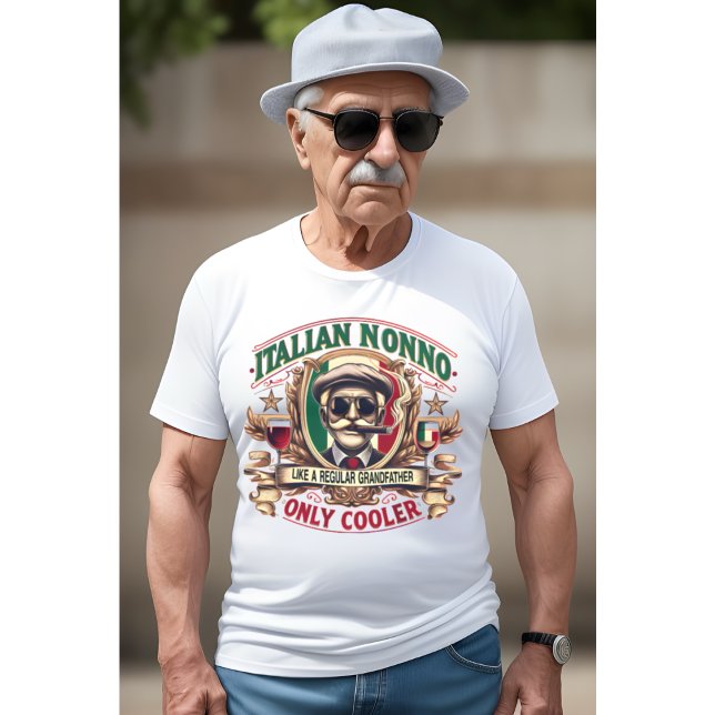Italian Nonno Like a Regular Grandfather  T-Shirt (Creator Uploaded)