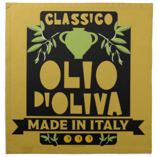 Italian Olive Oil Cooking Cloth Napkin