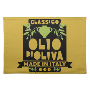 Italian Olive Oil Cooking Cloth Placemat