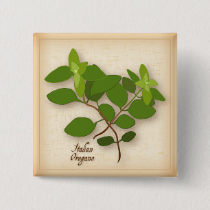 Italian Oregano Herb Button