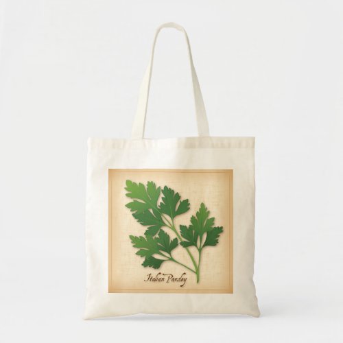 Italian Parsley Herb Tote Bag