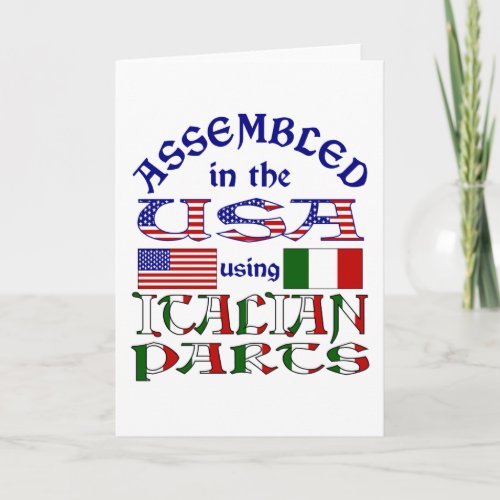 Italian Parts Holiday Card