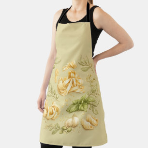 Italian Pasta Herb Kitchen Apron