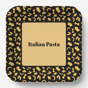 Italian Pasta Paper Plates