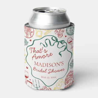 Italian Pasta Thats Amore Bridal Shower Favor Can Cooler