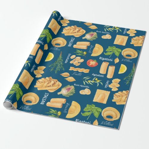 Italian Pasta Wrapping Papper Wrapping Paper