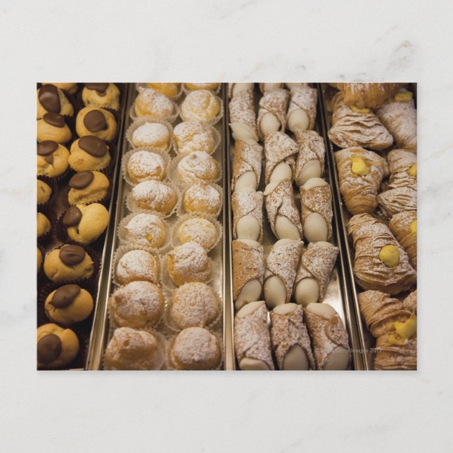 Italian pastries postcard (Front)