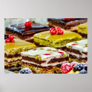 Italian pastry poster