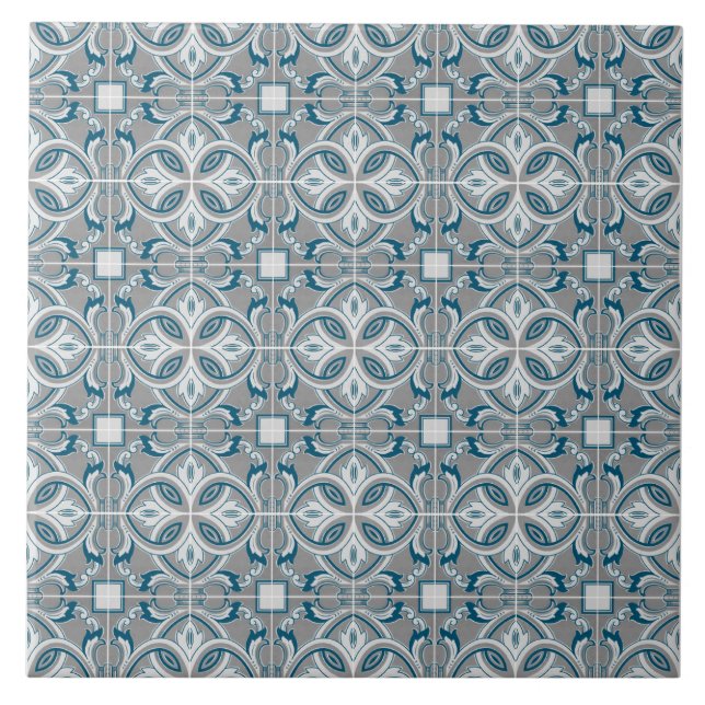Italian Pattern  Ceramic Tile (Front)