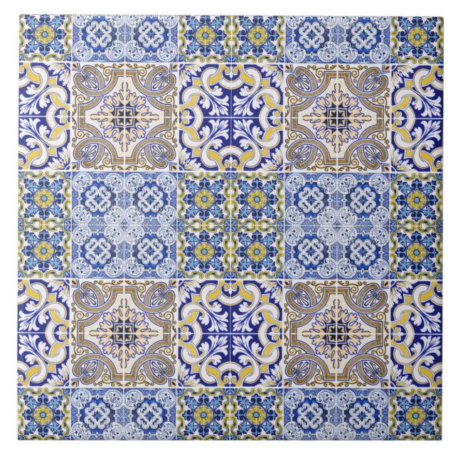 Italian Pattern  Ceramic Tile (Front)