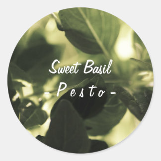 Italian PESTO Cooks! Basil, Labels stickers