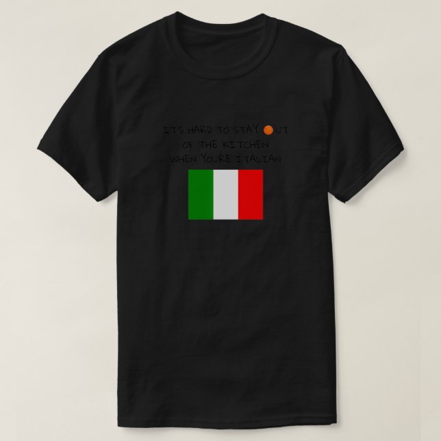 ITALIAN PICKLEBALL PLAYER T-Shirt (Design Front)