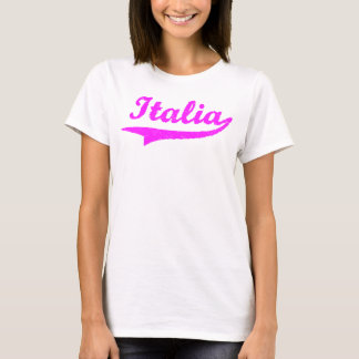 Italian Pink Spaghetti Strap Tank
