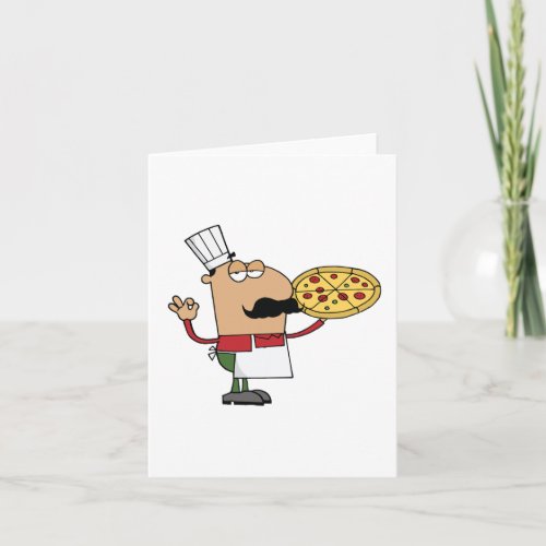 Italian Pizza Chef Card