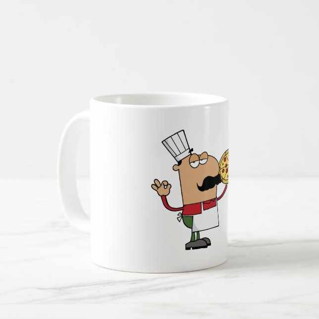 Italian Pizza Chef Coffee Mug (Front Left)