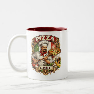 Italian Pizza Chef Mug – Funny Pizza Lover Coffee