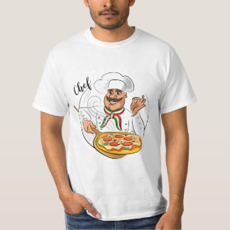 Italian pizza chef t-shirt