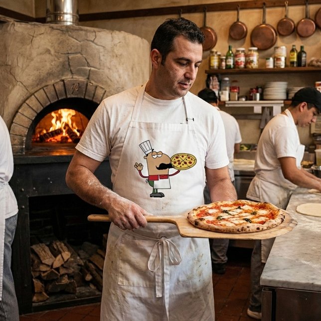 Italian pizza chief adult apron (Creator Uploaded)