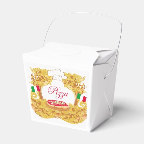 Italian pizza Favor Box