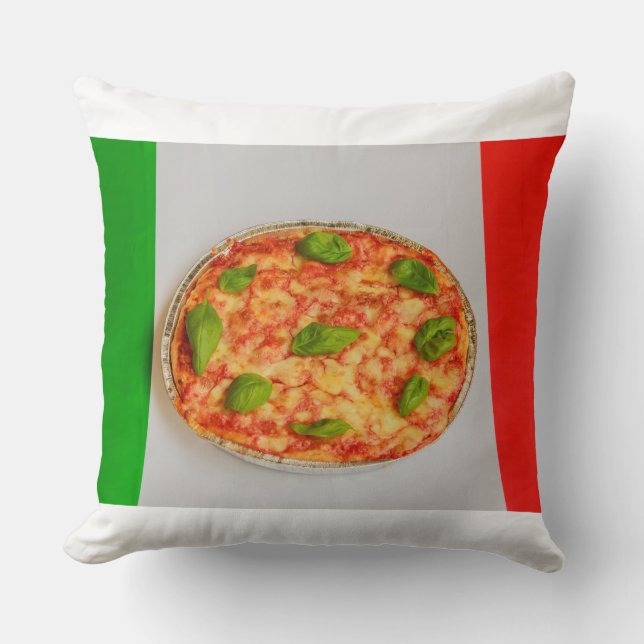 ITALIAN PIZZA ON THROW-CUSHION THROW PILLOW (Front)