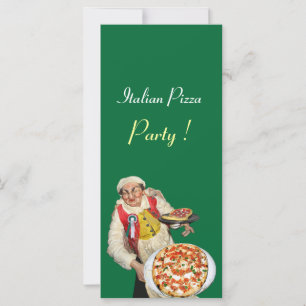 ITALIAN PIZZA PARTY ,PIZZERIA,black,green