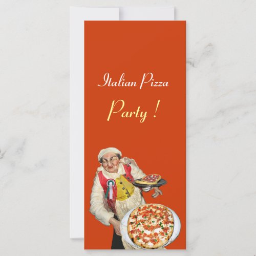 ITALIAN PIZZA PARTY PIZZERIAorangeblack