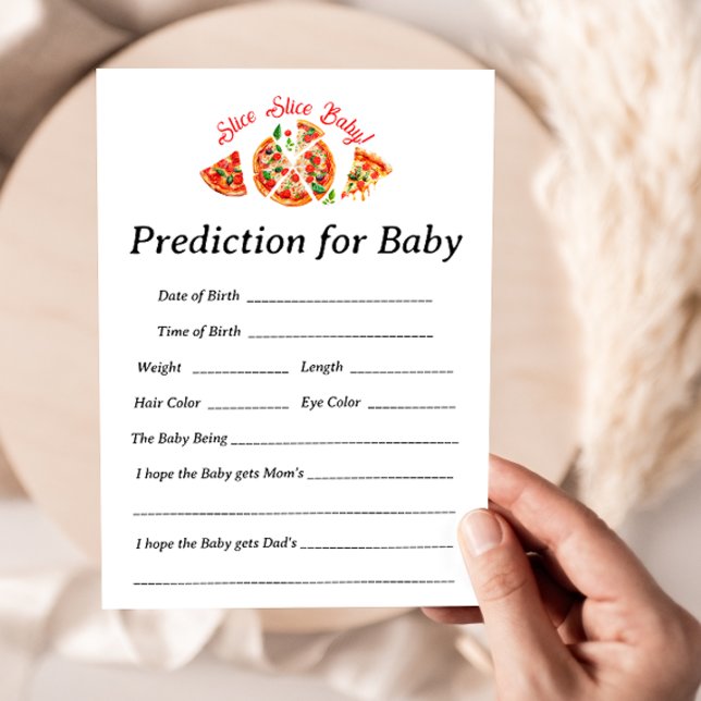 Italian Pizza Party Slice Baby Shower Prediction (Creator Uploaded)