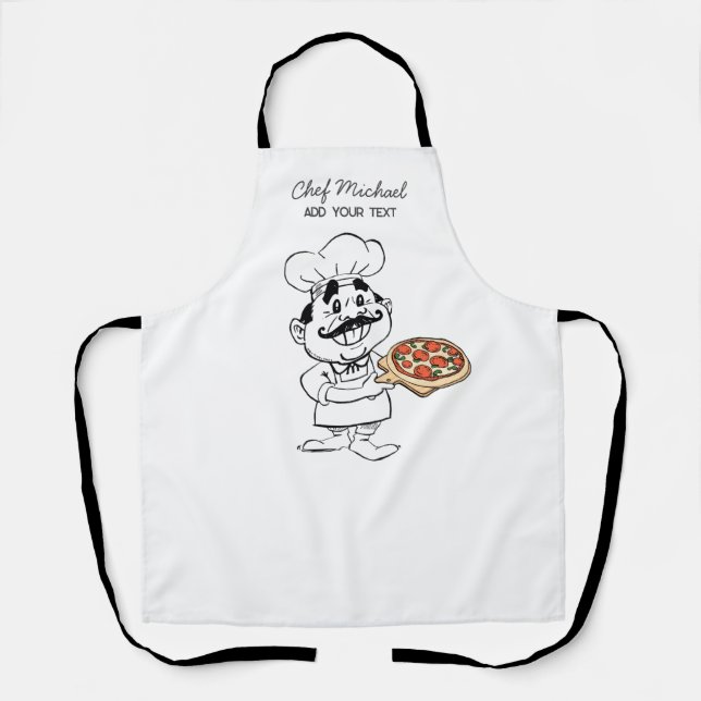 Italian Pizzeria Pizza Kitchen or Restaurant       Apron (Front)
