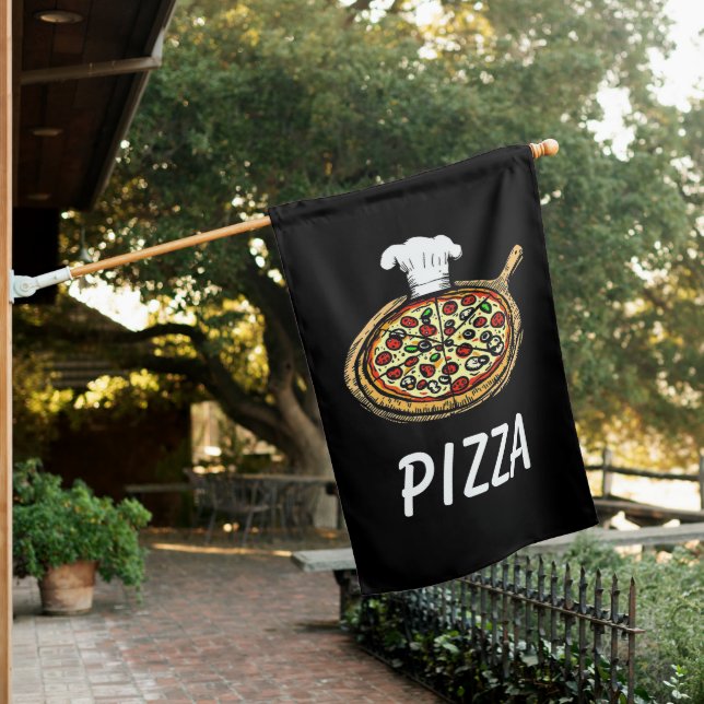  Italian Pizzeria Pizza SIGN FLAG   (In SItu)