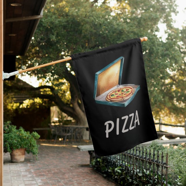  Italian Pizzeria Pizza SIGN FLAG   (In SItu)