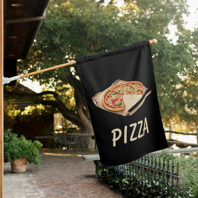  Italian Pizzeria Pizza SIGN FLAG   (In SItu)