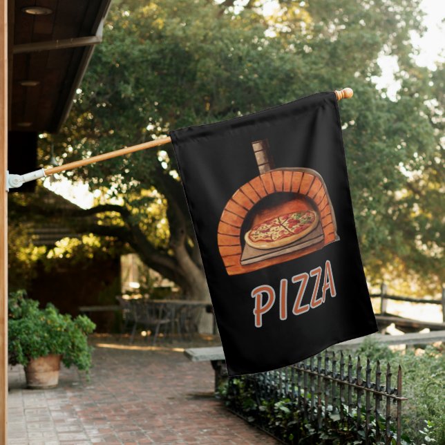  Italian Pizzeria Pizza SIGN FLAG   (In SItu)