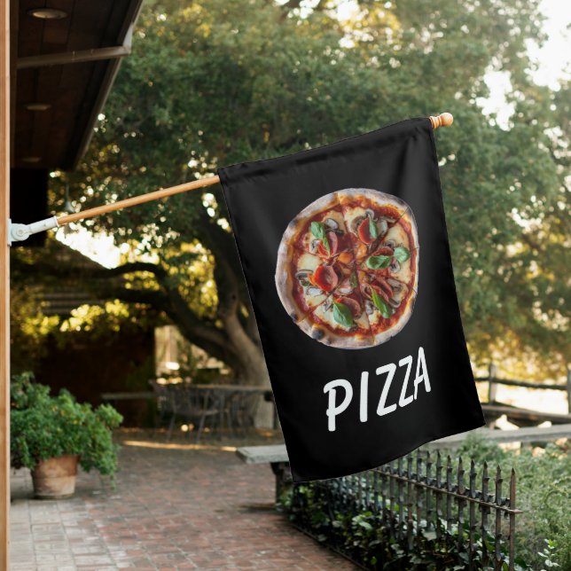  Italian Pizzeria Pizza SIGN FLAG   (In SItu)