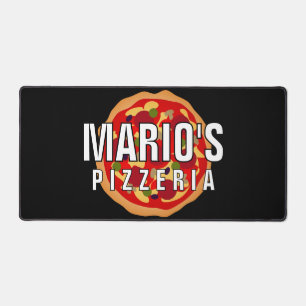 Italian pizzeria restaurant custom counter desk mat