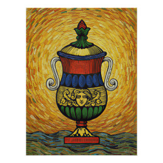 Italian Playing Cards - Ace of Cups Poster