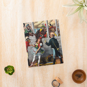 Italian Political Cartoon Of Circus Performers Mini Binder