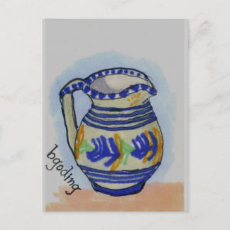 Italian Pottery Postcard