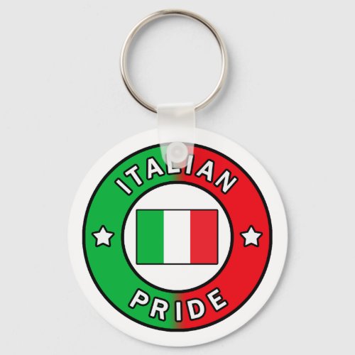 Italian Pride keychain