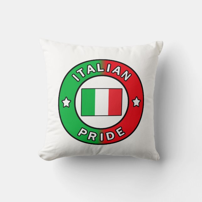 Italian Pride pillow (Front)