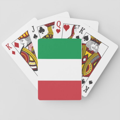 Italian pride poker cards