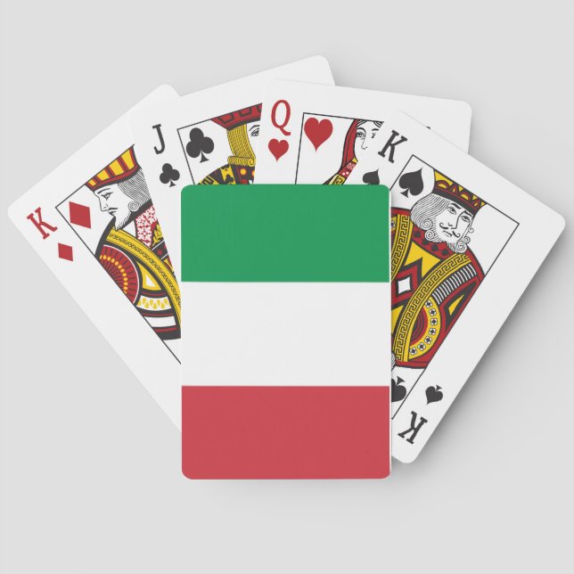 Italian pride poker cards (Back)