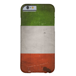 Italian Pride/Vintage Grungy Italy Flag Barely There iPhone 6 Case