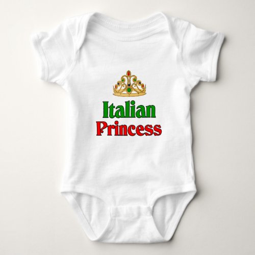 Italian Princess Baby Bodysuit