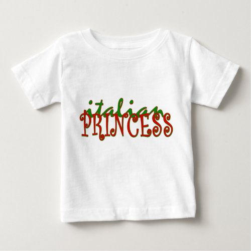 Italian Princess Baby T_Shirt